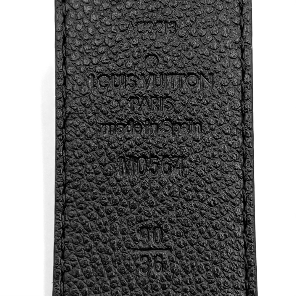 Louis Vuitton Belt Monogram Circle Reversible Accessory Brown Tea Black View 3